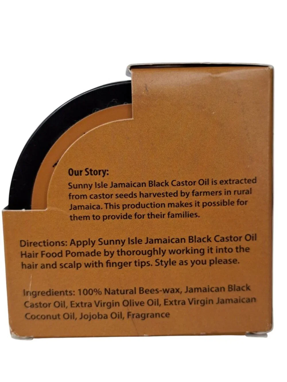 Sunny Isle Extra Dark Jamaican Black Castor Oil Hair Food Pomade
